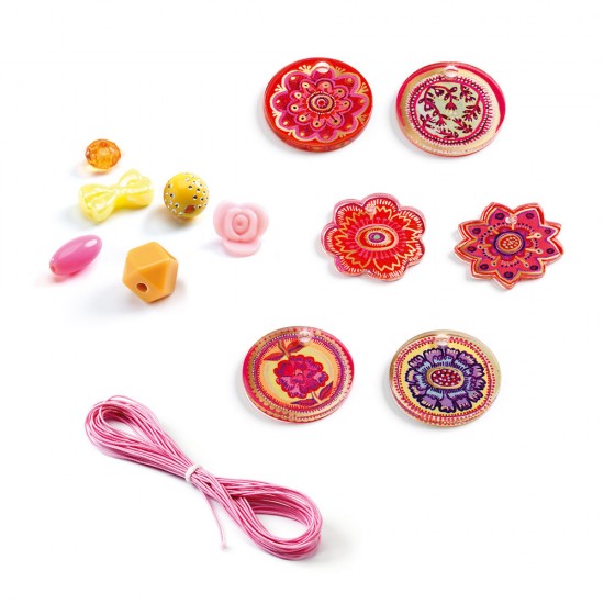 Djeco Design Needlework - Beads and jewellery Flowers
