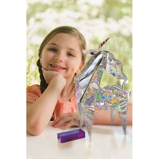 4M Toys LIght-up Origami Unicorn
