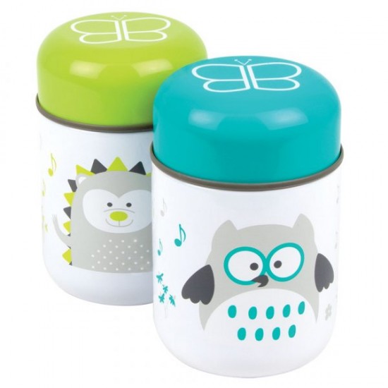 Bbluv Food – Food Thermos with Spoon Lime