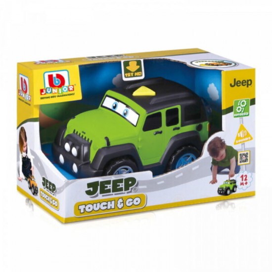 Bburago Αυτοκίνητο Junior Touch and Go Jeep Wrangler