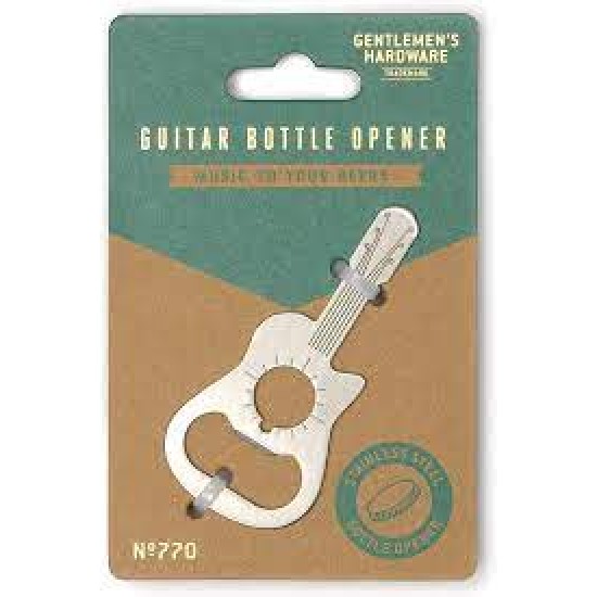 Mini Guitar Stainless Steel Bottle Opener