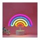 Neon Effect LED Lamp - Rainbow
