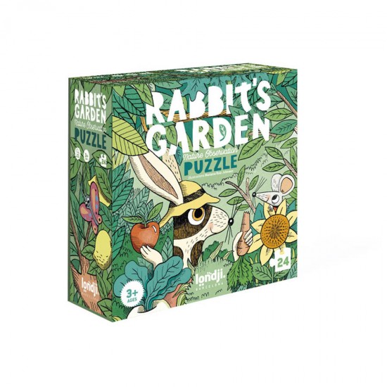 Puzzle - Rabbit's Garden 24 pcs Londji