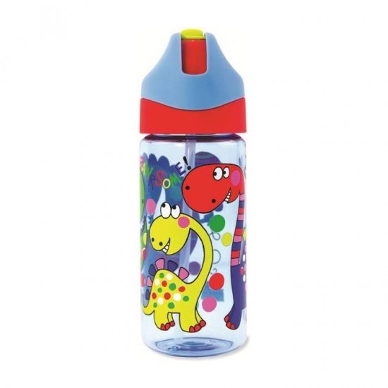 Bottle With Straw R.E.D.  Dinosaurs