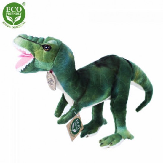 Rappa Λούτρινος Τυραννόσαυρος Πράσινος 28 εκ. Eco-Friendly