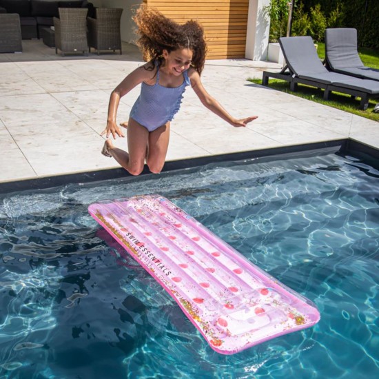 Swim Essentials: Water Matress "Pink with Red dots"