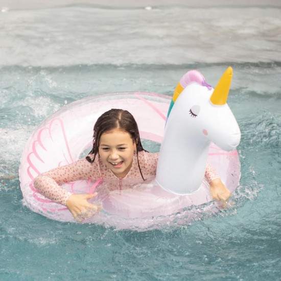 Swim Essentials: Transparant Unicorn Swimming 104cm