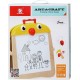 Top Bright Portable Wooden Small Chick Chalkboard Easel (460034)