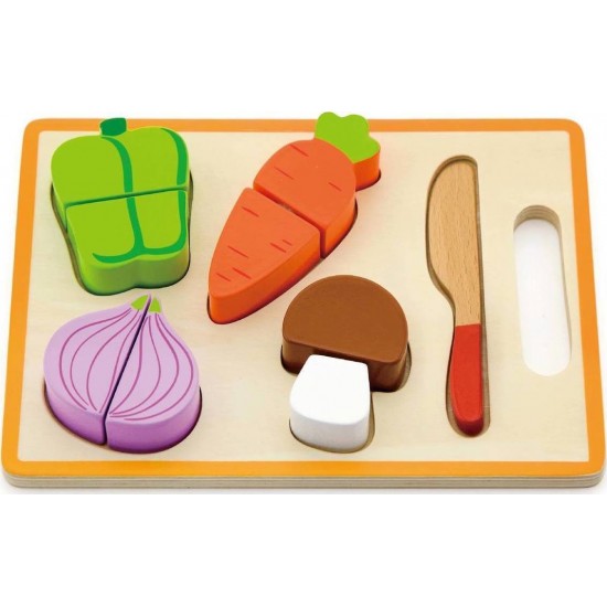 Viga Toys Ξύλινα Τρόφιμα - Λαχανικά Διαίρεσης