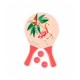 Ρακέτες με 3 μπαλάκια Legami Flamingo