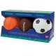 Legami set of balls, basket, football, rugby