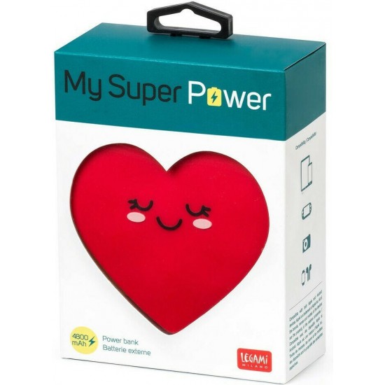 Legami Milano Power Bank 4800mAh Heart (POW0020)