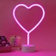Legami Milano Decorative Light Heart Neon in Pink Color