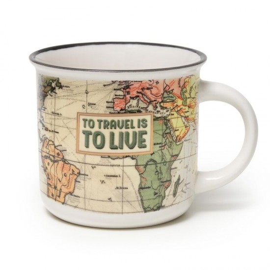 Porcelain Mug - Cup-Puccino Travel Legami