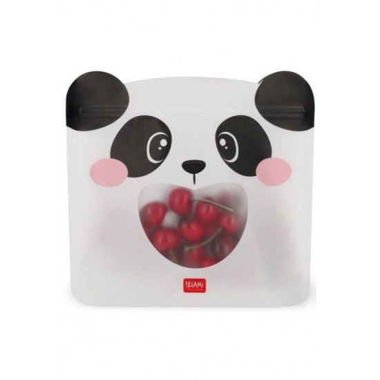 Legami Σετ επαναχρησιμοποιούμενες σακούλες τροφίμων "panda"