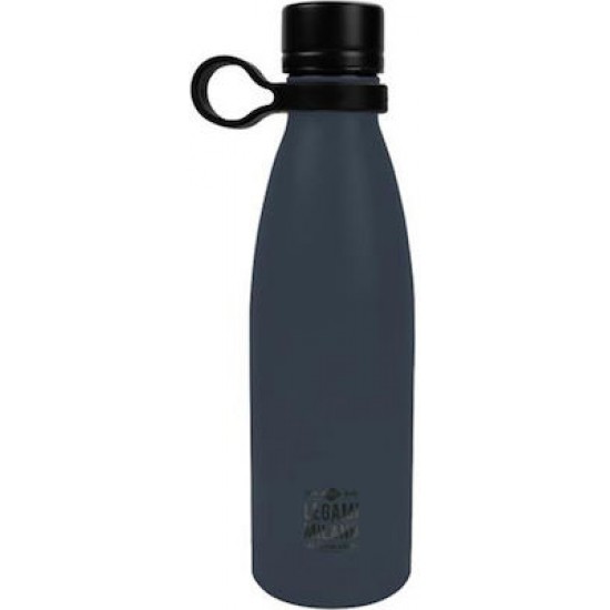 Black Stainless Steel Legami Thermos Bottle (500ml)