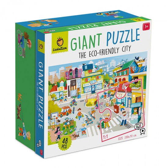 Giant Puzzle - The Eco Friendly City Ludattica