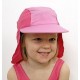 Jakabel Καπέλο με UVP50+ με κάλυψη στο σβέρκο και τα αυτιά Ροζ 2-6 ετών